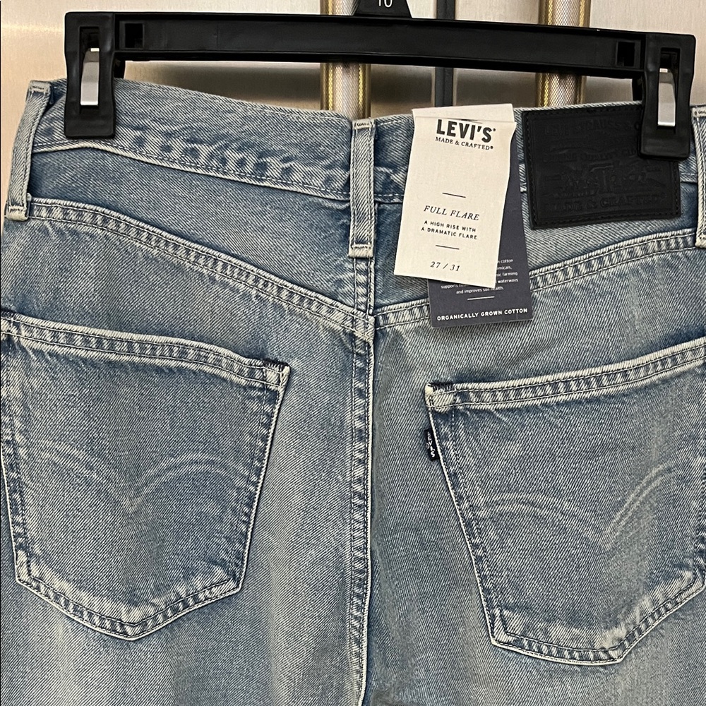 Levi's Light Blue Full Flare Jeans
